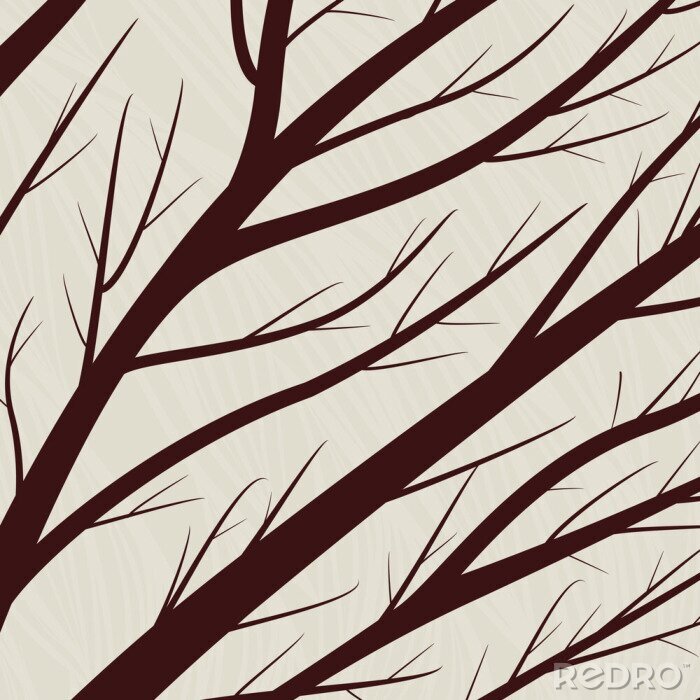 Tableau  Branches brunes