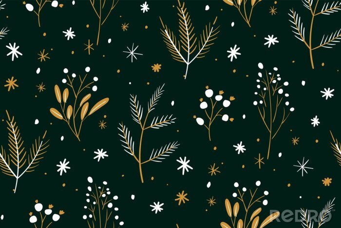 Tableau  Brindilles de pin