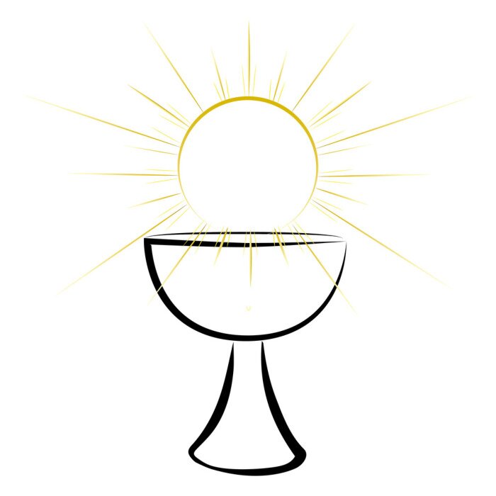 Tableau  Calice - symbole de la masse chrétienne.