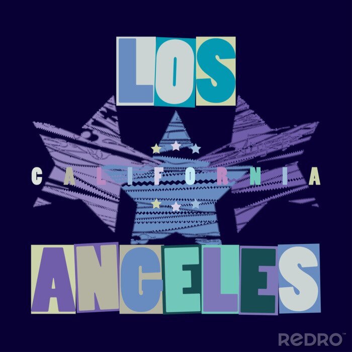 Tableau  Californie T-shirt mode - vecteurs