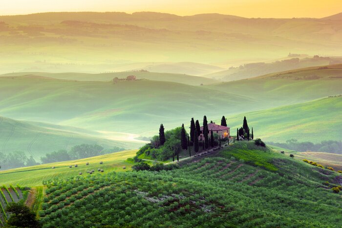 Tableau  Campagna Toscana, Italia