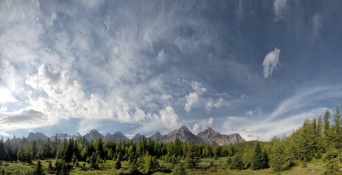 Tableau  Canada Montagnes Rocheuses Panorama
