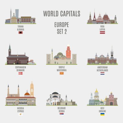 Tableau  Capitales mondiales