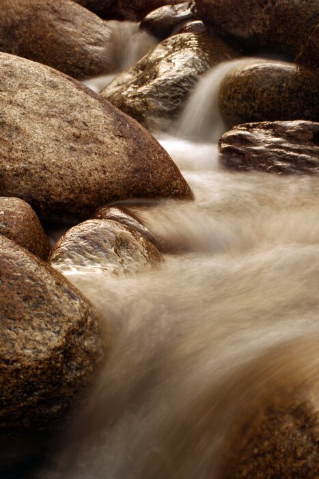 Tableau  Cascade de la forêt naturelle