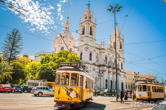 Tableau  Centre-ville de Lisbonne par une journée ensoleillée