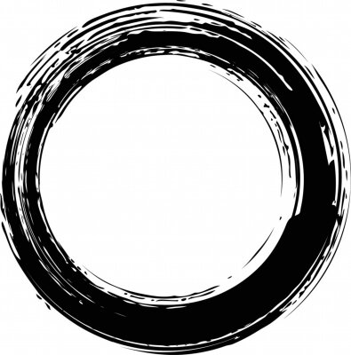 Tableau  Cercle dessiné avec un pinceau