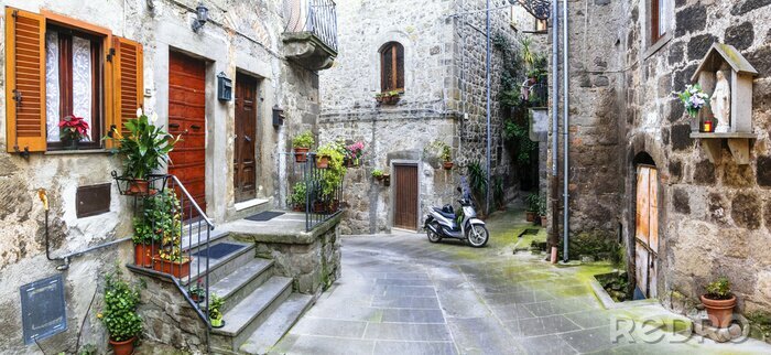 Tableau  Charmantes rues de vieux villages italiens, Vitorchiano