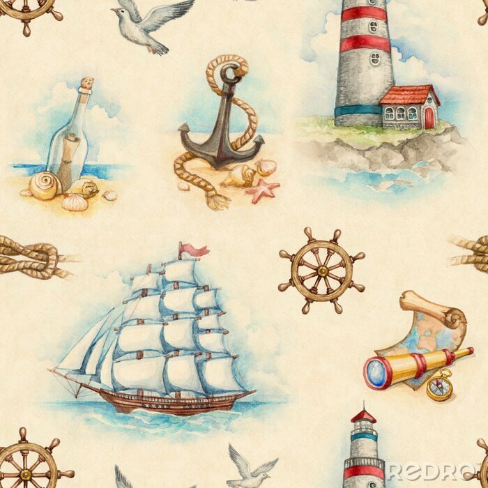 Tableau  Chasse au trésor en mer