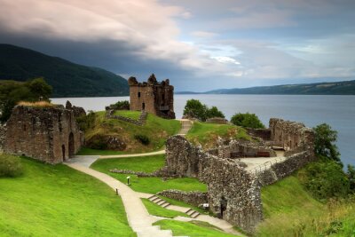 Tableau  Château du Loch Ness Urquhart Castle