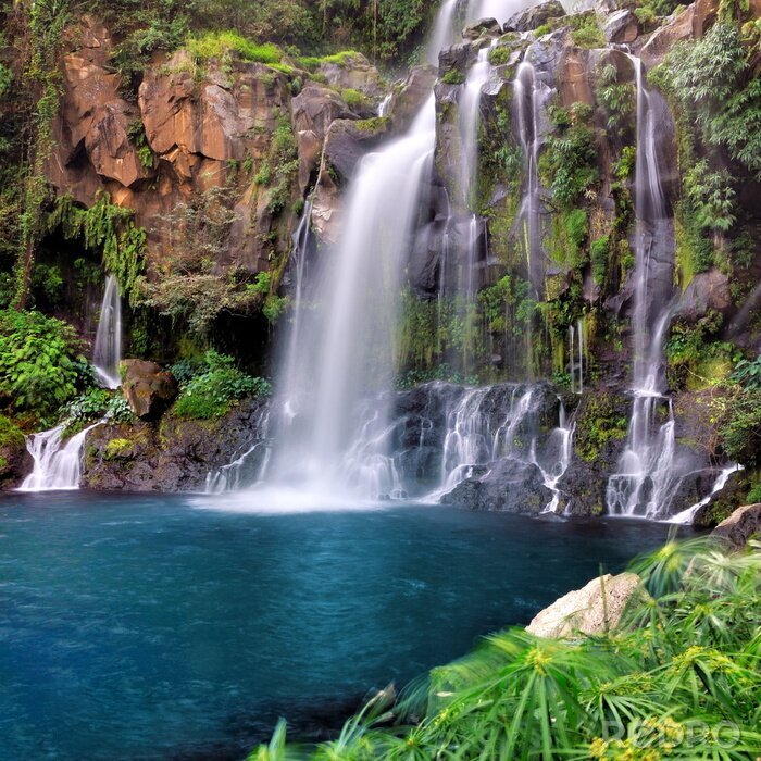 Tableau  Chute d'eau en cascade 3D