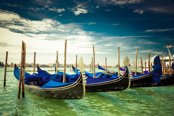 Tableau  Ciel bleu et eau turquoise