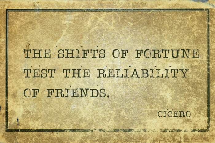 Tableau  Citations et inscriptions sur l'amitié