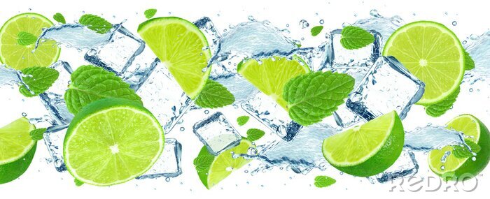 Tableau  Citron vert citron dans l&#39;eau