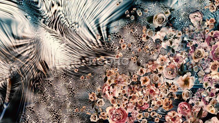 Tableau  Collage de textures décoratives