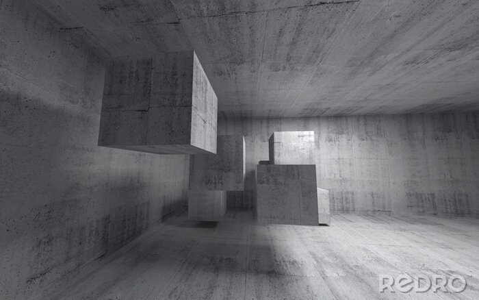 Tableau  Composition minimaliste effet de profondeur