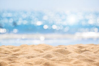 Concentrez-vous sur le sable de la plage
