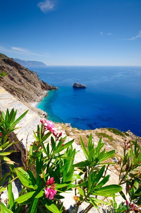 Tableau  Côte montagneuse grecque