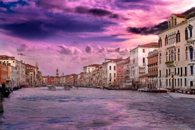 Tableau  Coucher de soleil à Venise dans Vanilla Sky