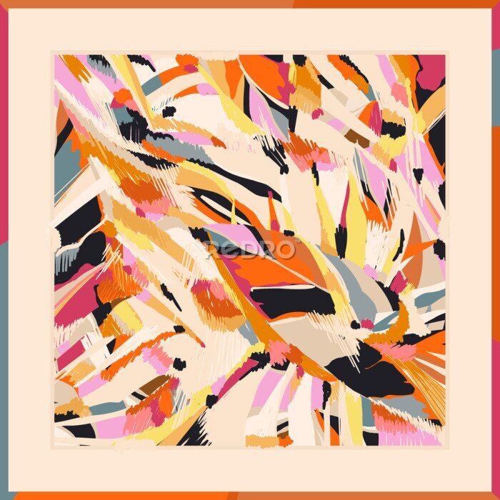 Tableau  Couleurs de style bohème