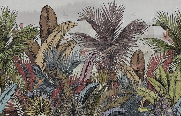 Tableau  Couleurs tropicales