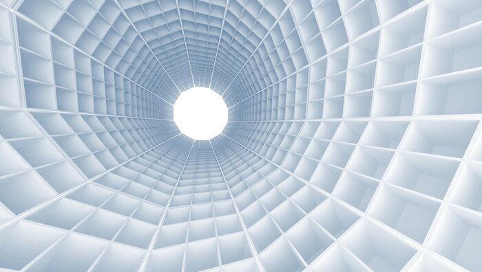 Tableau  Couloir effet de profondeur