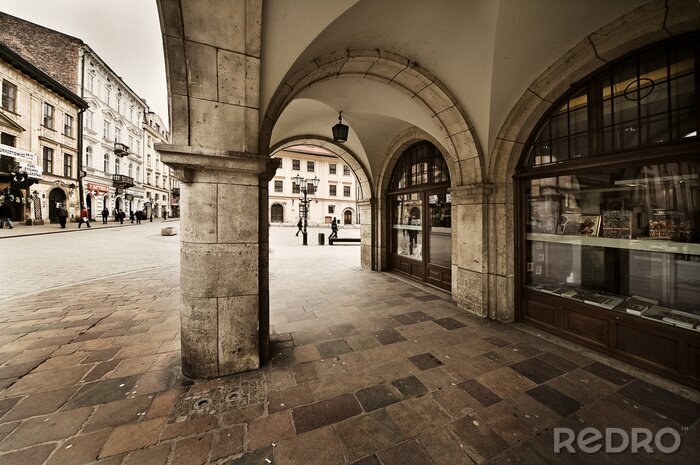 Tableau  Cracovie Rynek Mały