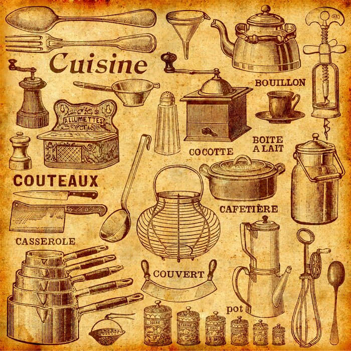 Tableau  Cuisine vintage