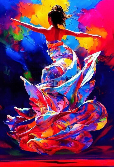 Tableau  Danse en couleurs