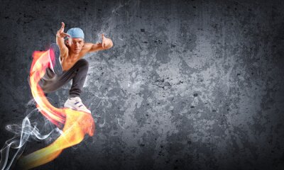 Danseur en feu