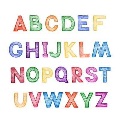 Tableau  Dessin animé pour enfants ABC