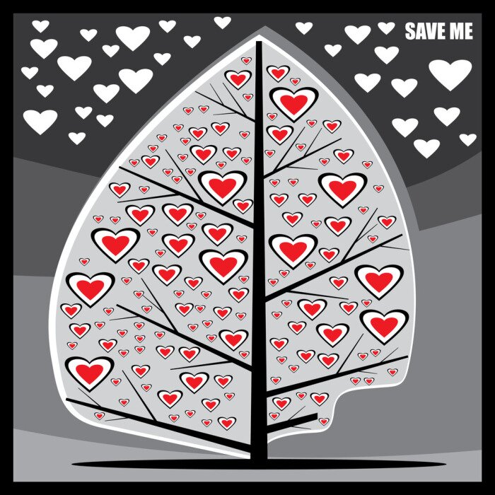 Tableau  Dessin d'illustration avec un arbre