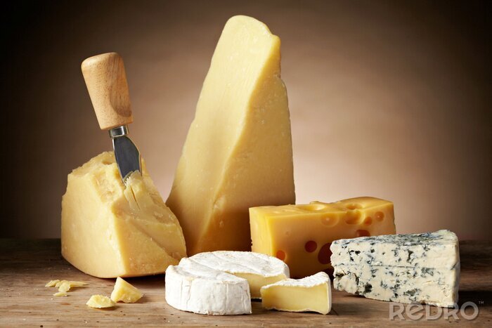 Tableau  Différents types de fromage