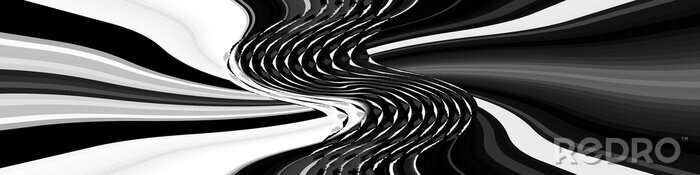 Tableau  Digital art, panoramic abstract 3D objects, Germany