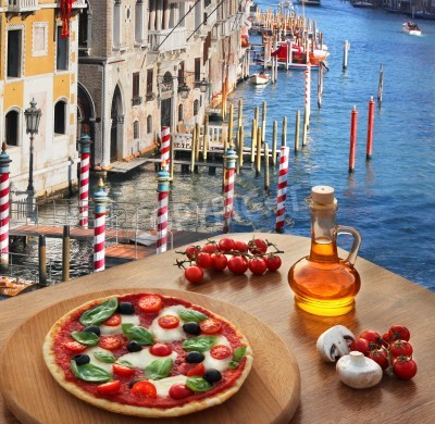 Tableau  Dîner italien à Venise