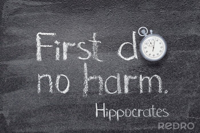 Tableau  do no harm Hippocrates