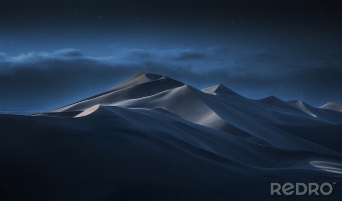 Tableau  Dune 7 Namibia at night