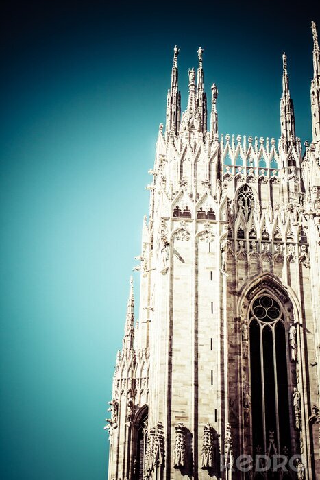 Tableau  Duomo de Milan, (cathédrale de Milan), en Italie.