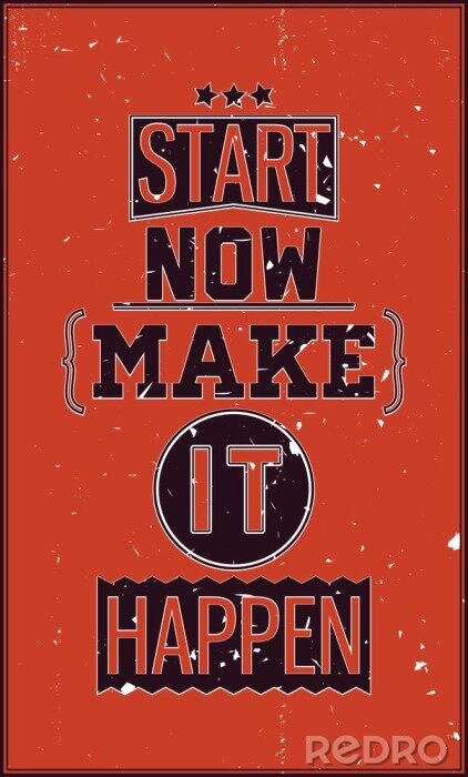 Tableau  Effet grunge typographique