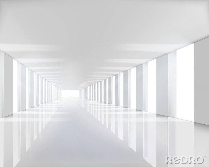 Tableau  Élégant tunnel minimaliste