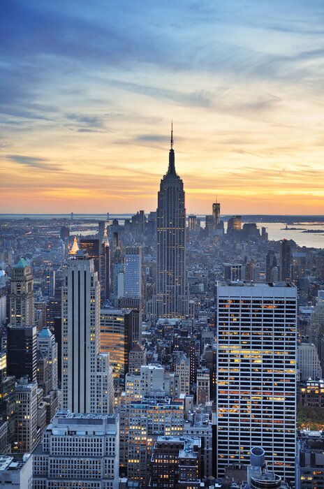 Tableau  Empire State Building au coucher du soleil