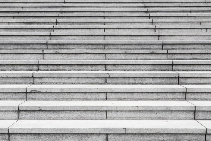 Tableau  Escalier de granit marches fond
