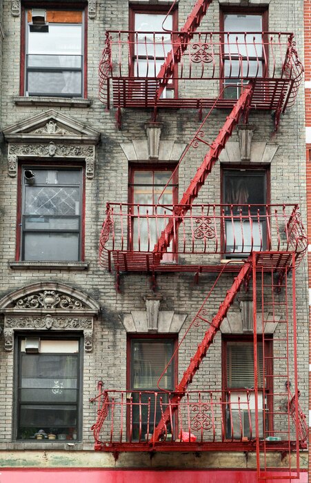 Tableau  Escalier rouge aux États-Unis