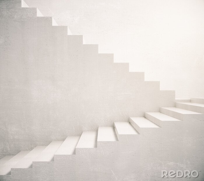 Tableau  Escaliers de béton menant vers le haut