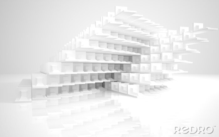 Tableau  Étrange architecture en 3D