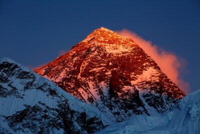 Tableau  Everest au coucher du soleil