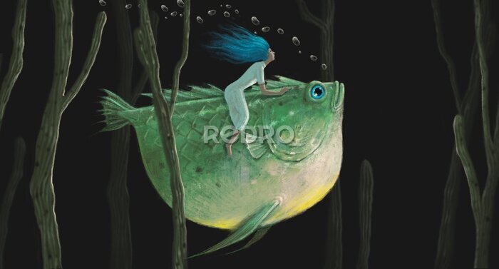 Tableau  Fantastique voyage sous-marin