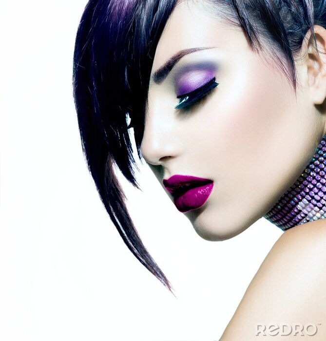 Tableau  Fashion Beauty Girl. Portrait de femme magnifique