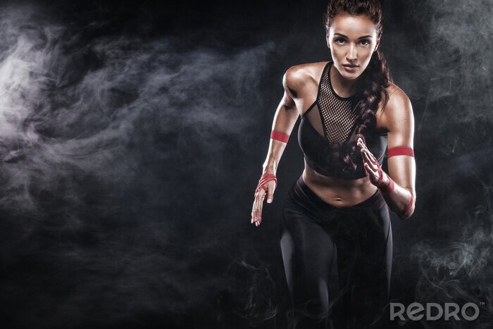 Tableau  Femme athlétique en train de courir