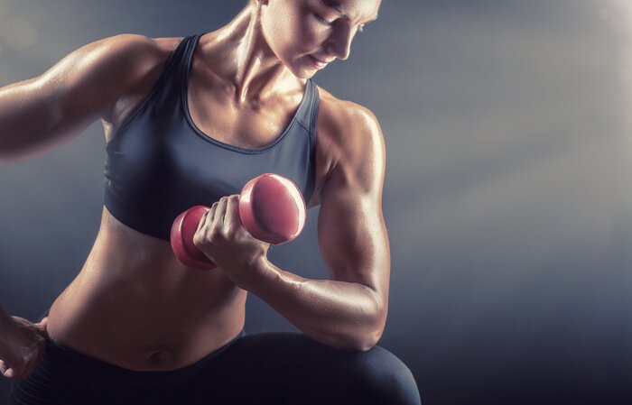 Tableau  Femme sportive fitness