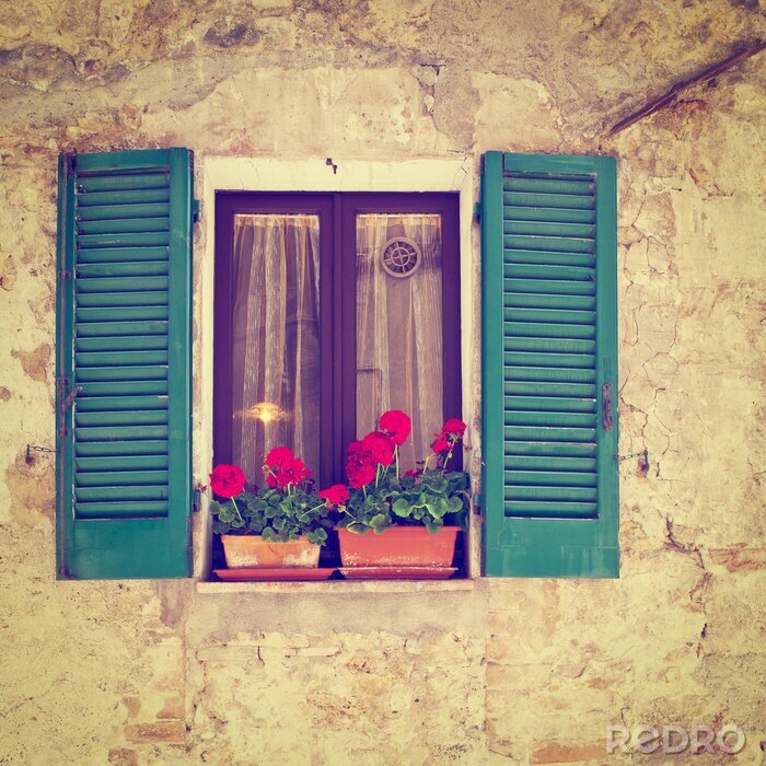 Tableau  Fenêtre verte